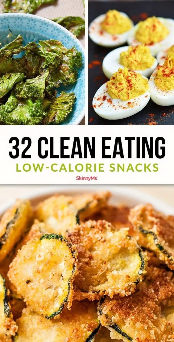 Healthy clean eating snacks for low-calorie diets