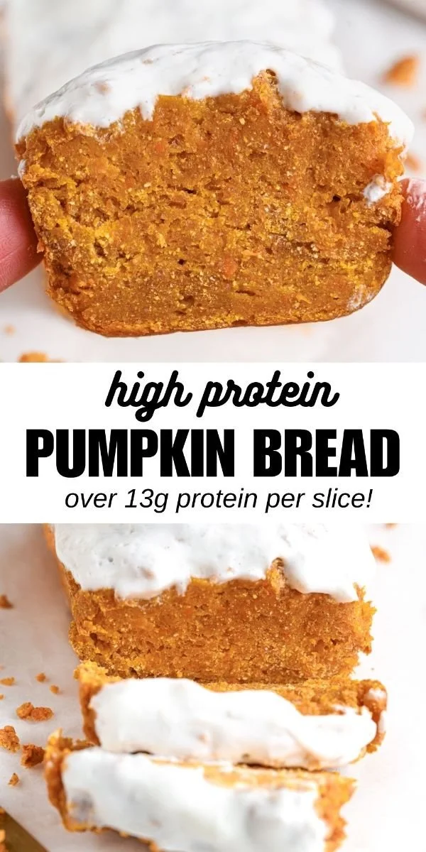 High protein pumpkin bread baked with nutritious ingredients