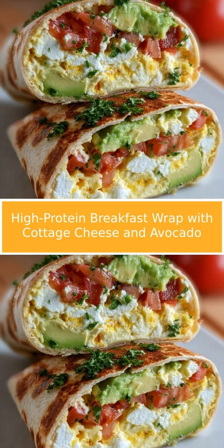 High-protein veggie omelette wrap served on a plate with fresh ingredients.