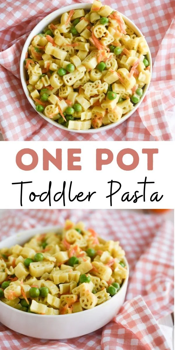 One-Pot Toddler Pasta dish for easy and nutritious meals